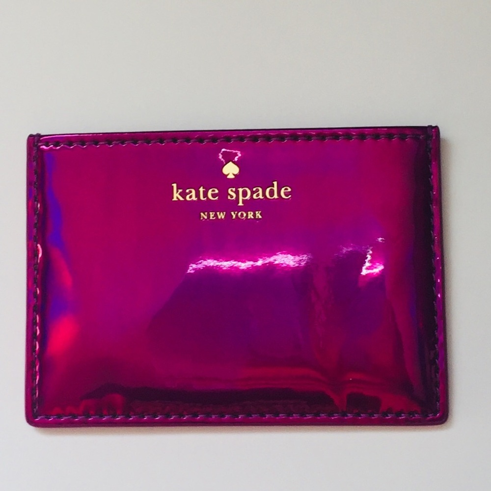 ♠️ Kate Spade♠️ Iridescent Magenta Cardholder